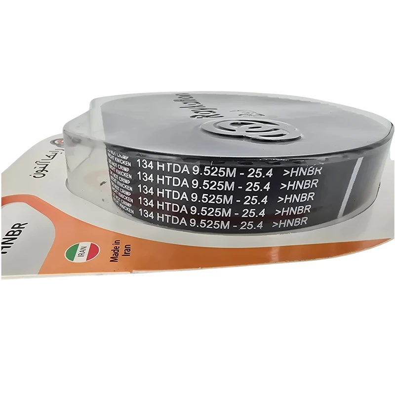 تسمه تایم رایکالتون مدل 134 دندانه HNBR-HTDA مناسب برای پژو 206 تیپ 5 و پژو 206 تیپ 6